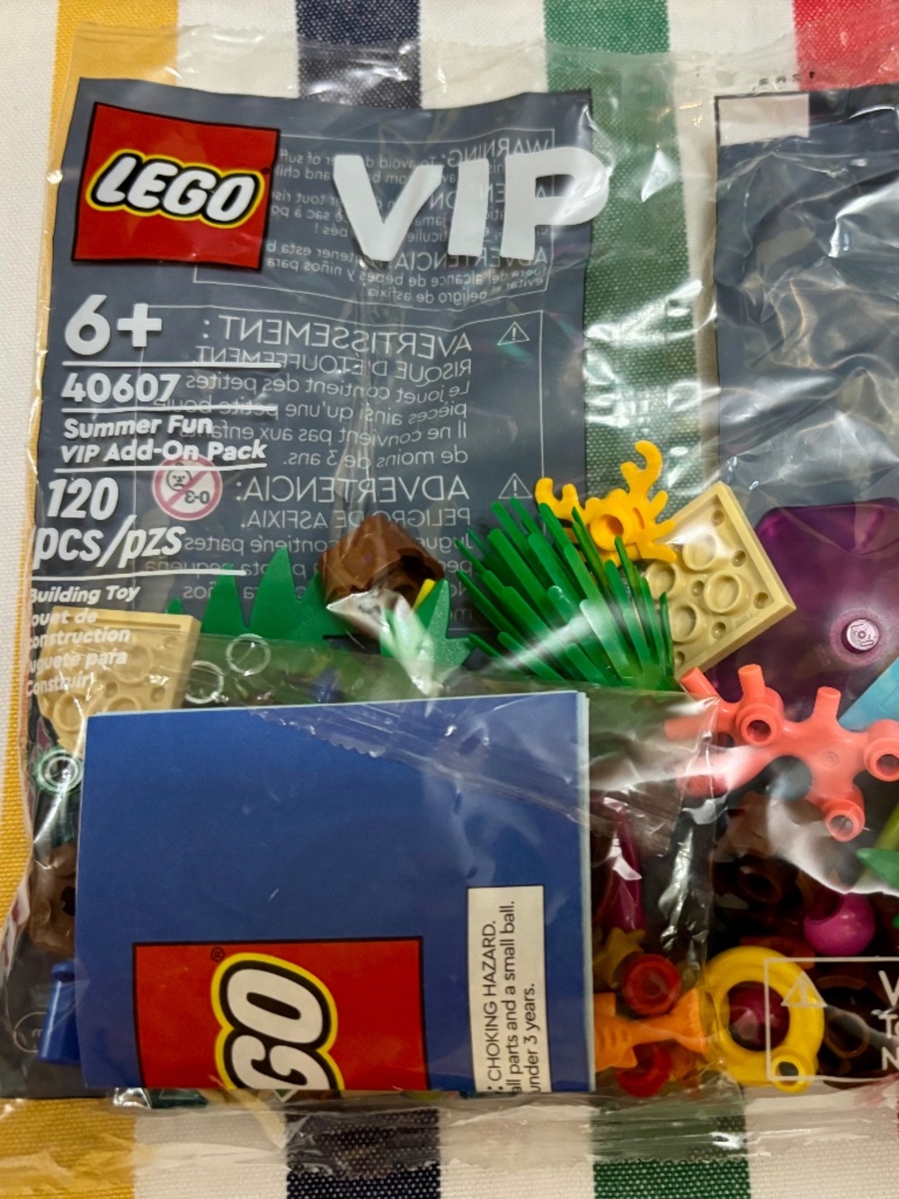 LEGO "SUMMER FUN VIP Add On Pack" 40617 UNOPENED. Released in 2023.